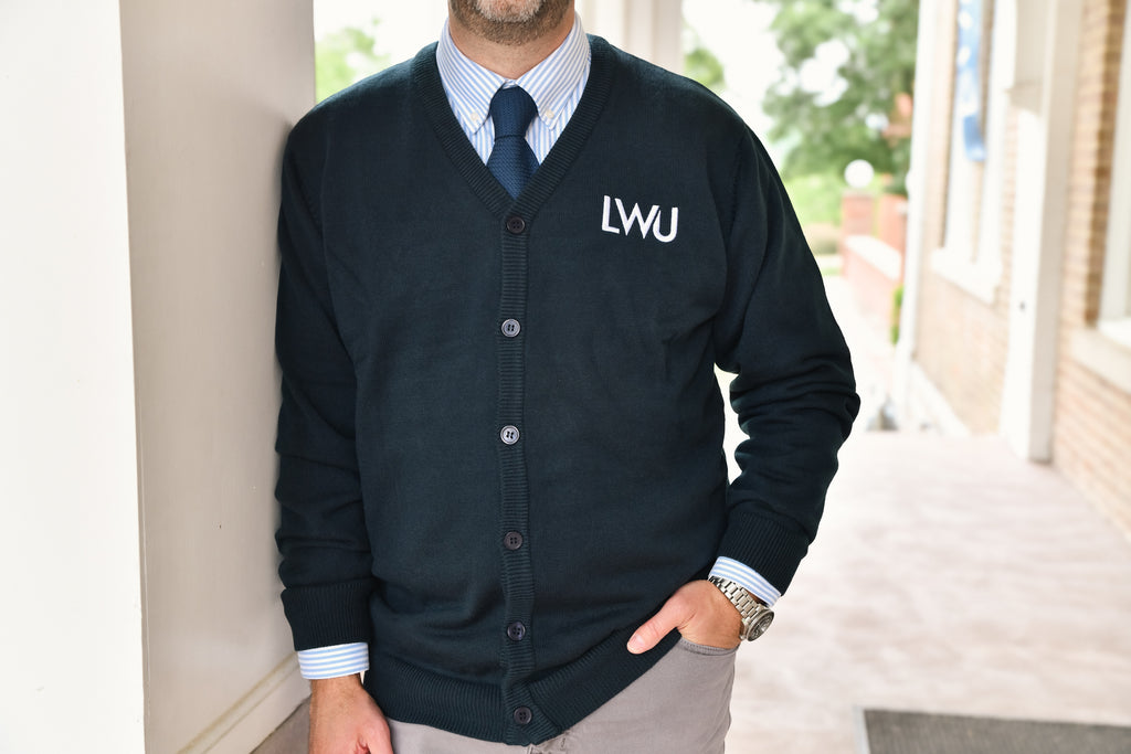 LWU Vintage Men's Cardigan Dark Navy