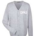 LWU Vintage Men's Cardigan Grey Heather